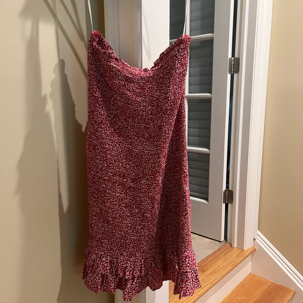 American eagle strapless dress size medium